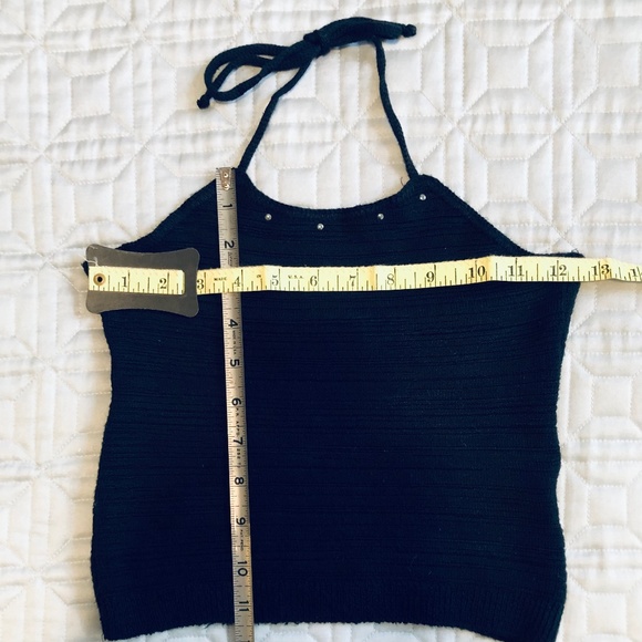 '90s Cropped Halter Made in USA - Picture 3 of 8